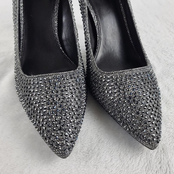 SOLD | Michael Kors Alina Flex Pump Rhinestone Pointed Toe | 9 M - Picture 6 of 9
